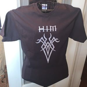 H.I.M Vintage 2005 Large gothic mens bad shirt size never worn
